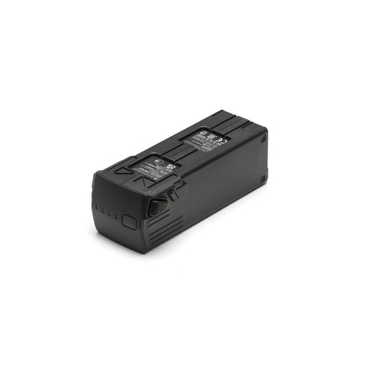 Black rectangular battery pack on a white background