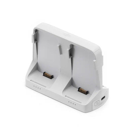 White electronic device dock on a white background