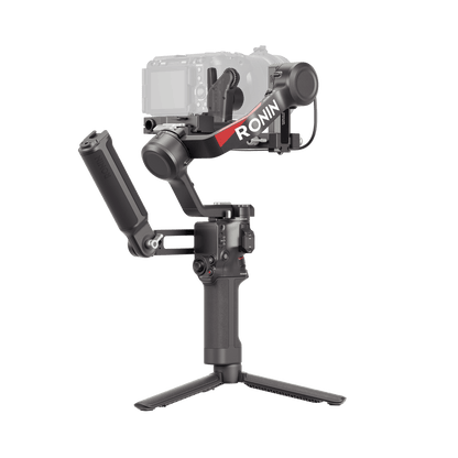 DJI RS 4 combo with camera in gray background