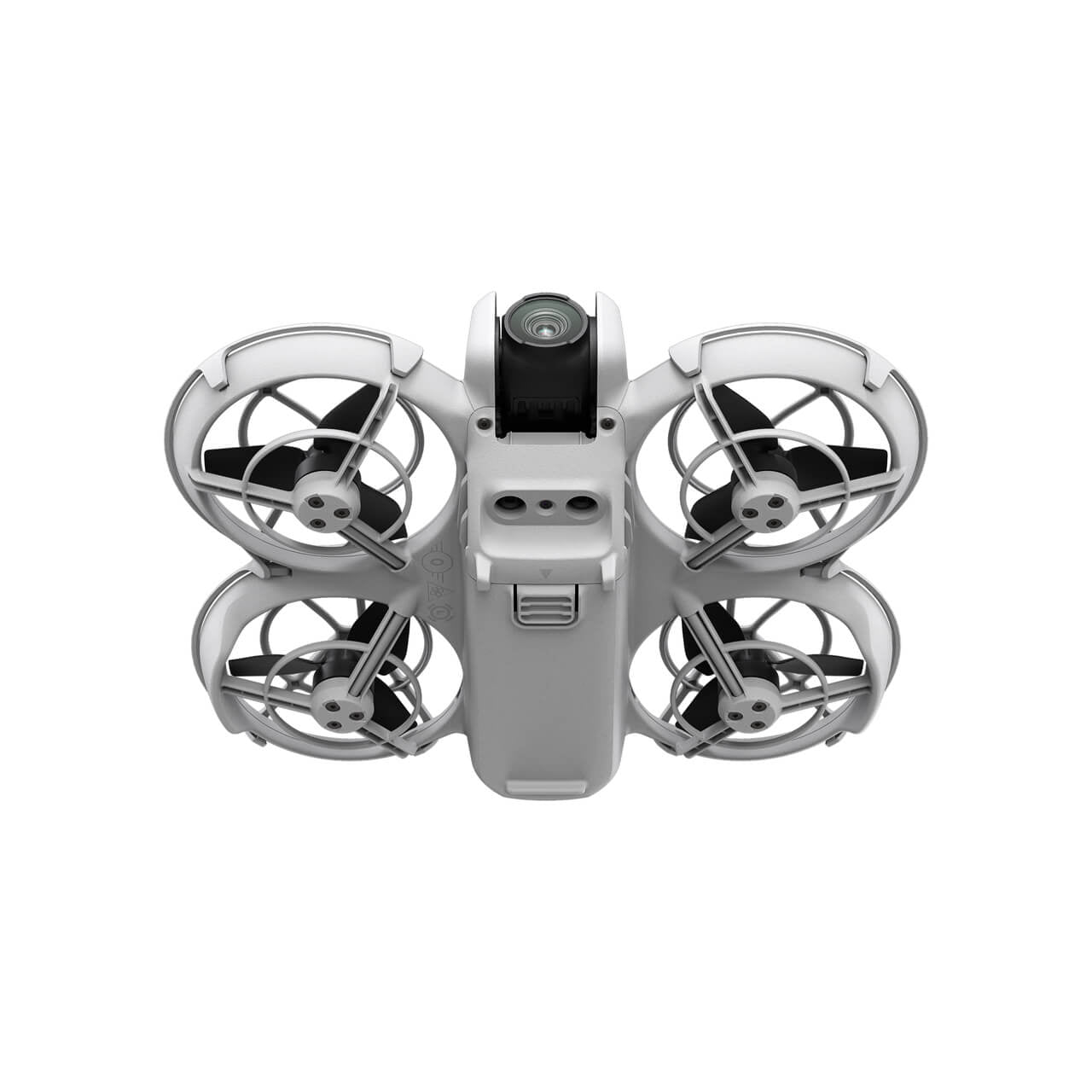 DJI Neo Small drone with four rotors on a white background