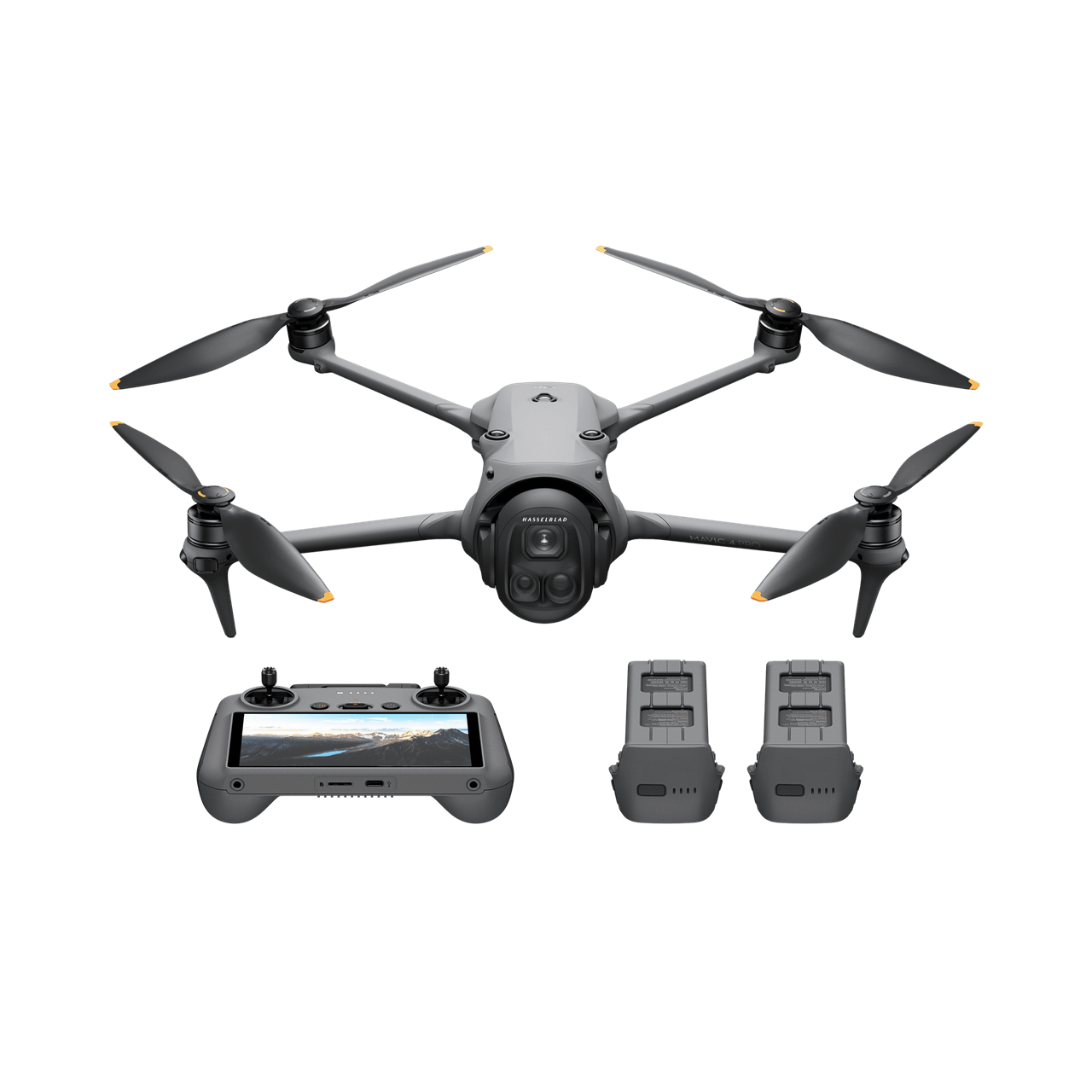 DJI Mavic 4 pro fly more combo in white background