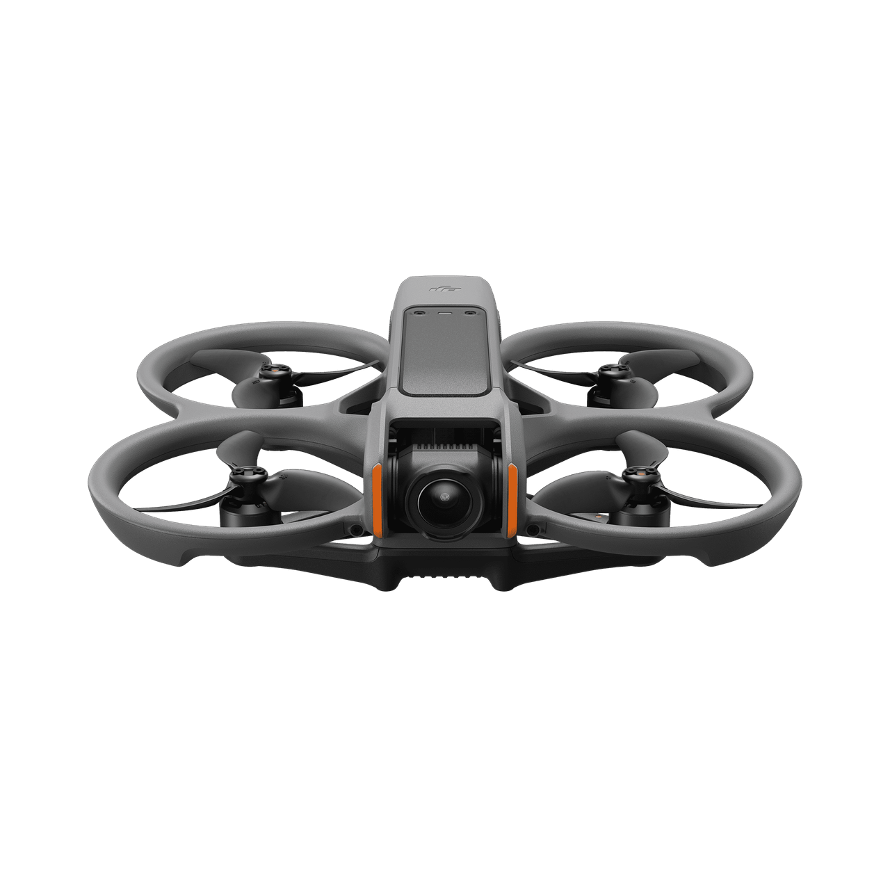 DJI Avata 2 White drone with black propellers on a transparent background