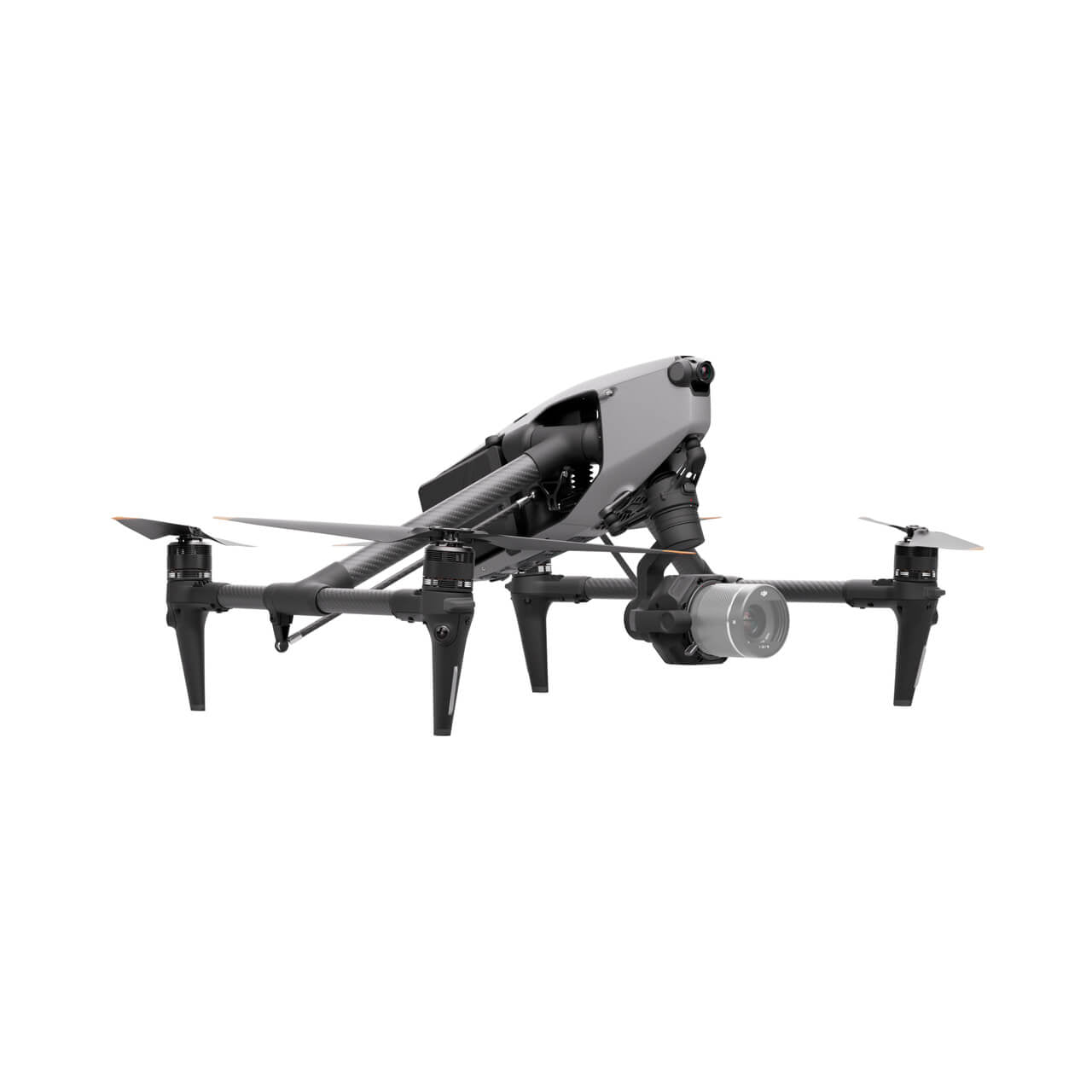 Inspire 3 Black drone on a white background