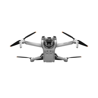 DJI Mini 3 White drone with black propellers on a white background