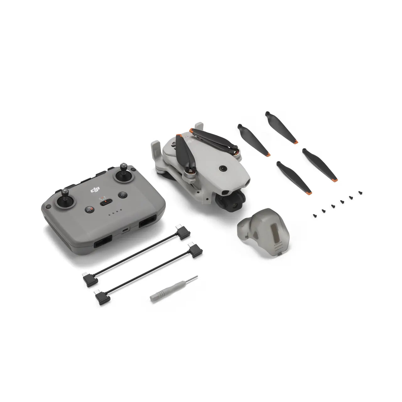 DJI Lito 1 drone and controller parts on a white background