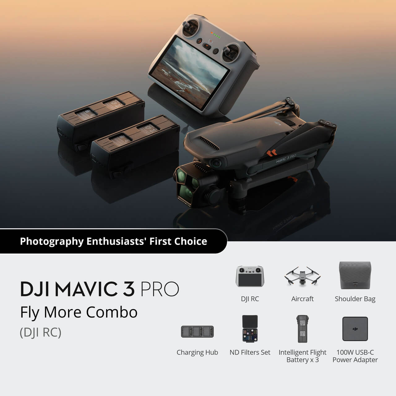 DJI Mavic 3 pro fly more combo components
