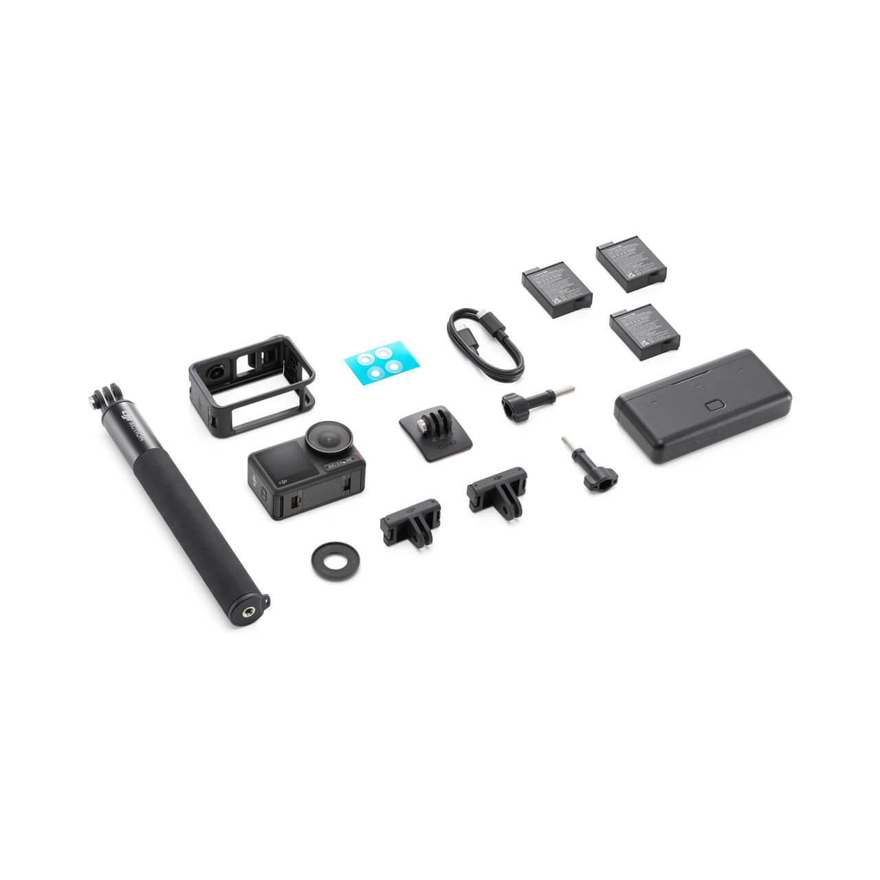 osmo action 4 adventure combo with accessories in white background
