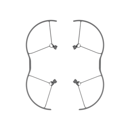 Outline of a drone on a black background