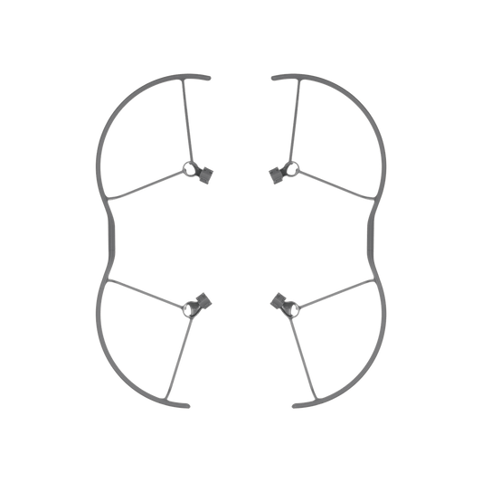 Outline of a drone on a black background