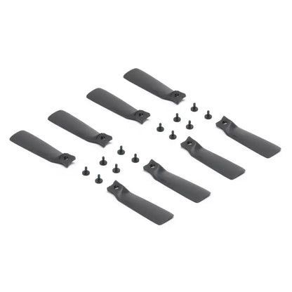 Set of black mechanical parts on a white background