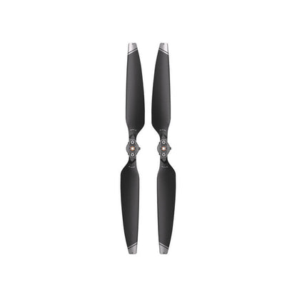 Two black propellers on a white background