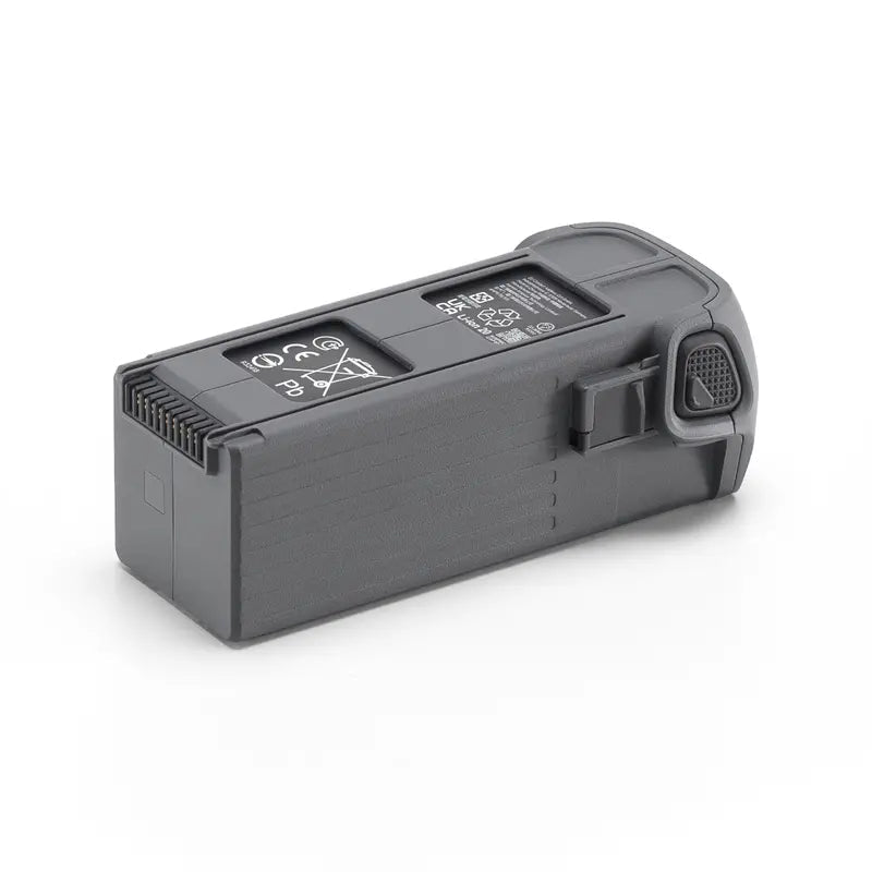 Gray battery pack on a white background