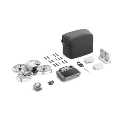 DJI Flip RC 2 fly more combo with accessories in white background