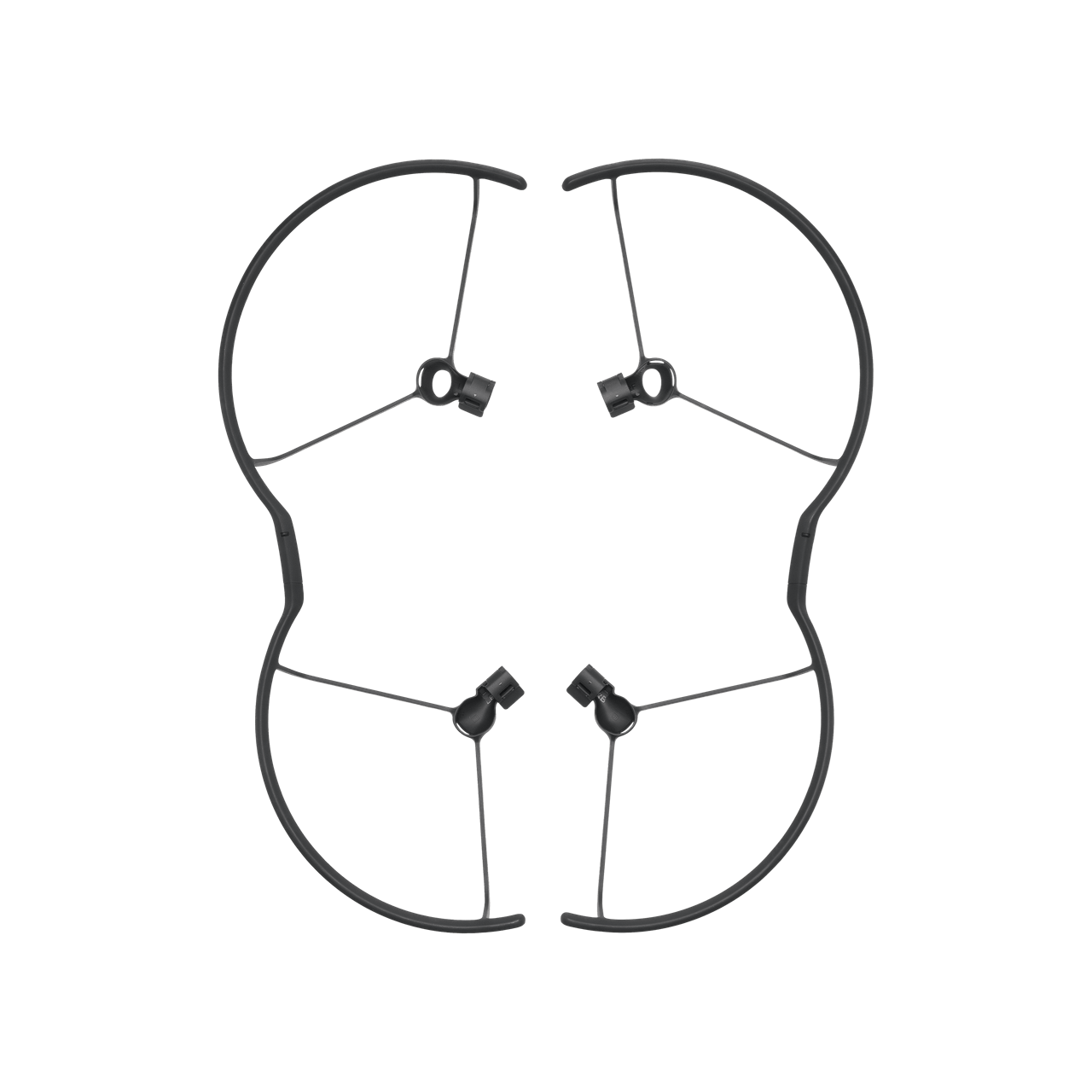 Outline of a person wearing a vest with multiple straps on a black background