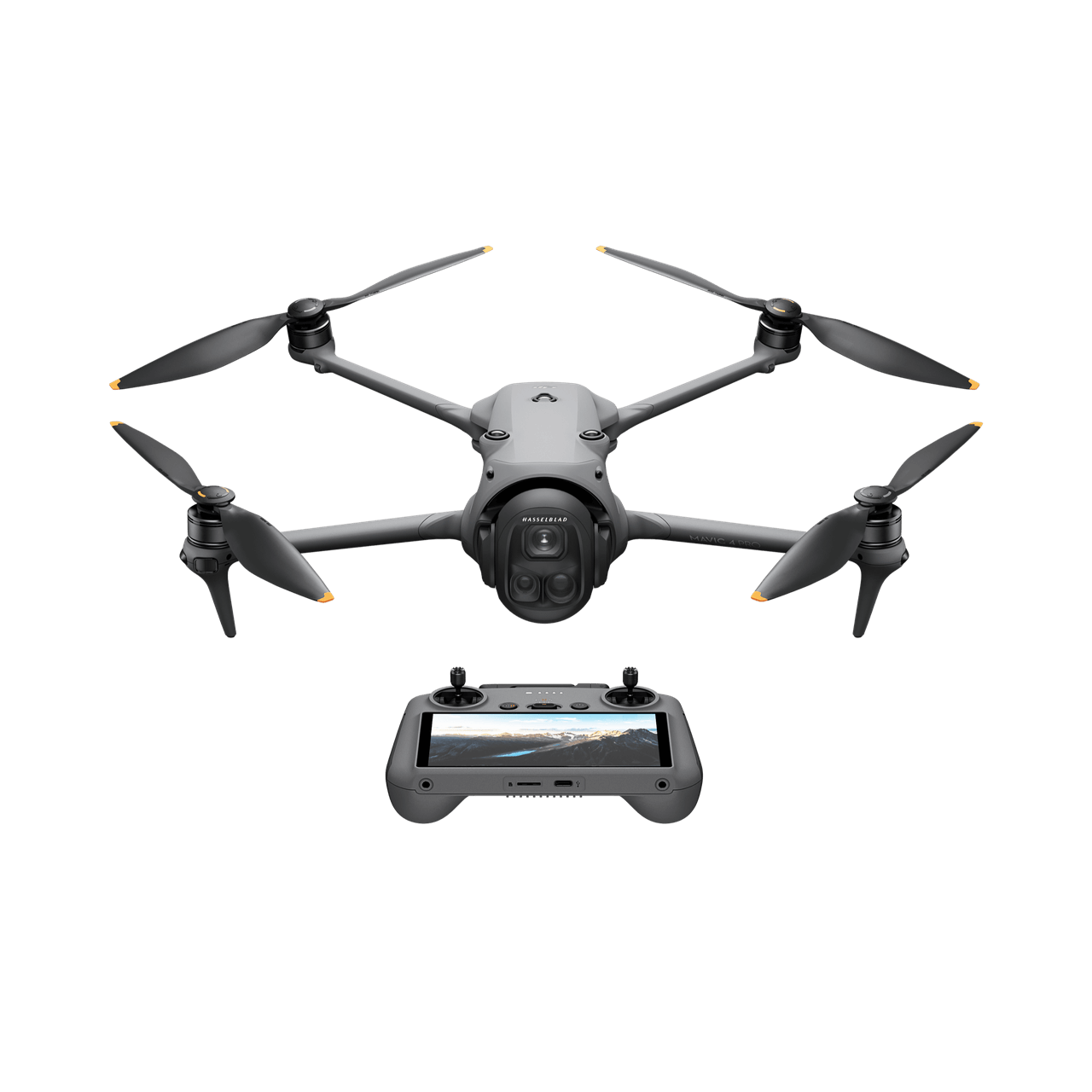 DJI Mavic 4 Pro in white background