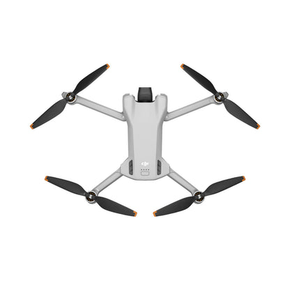 DJI Mini 3 White drone with black propellers on a white background