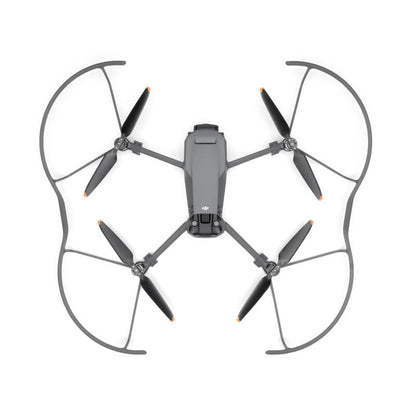 Drone with four propellers on a white background