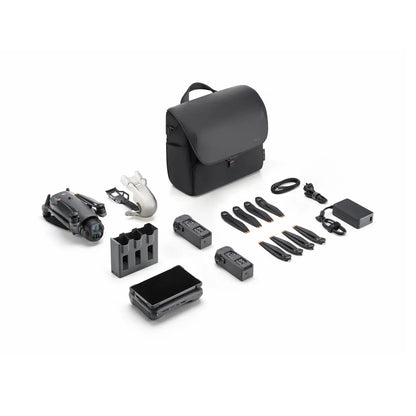 DJI mavic 4 pro creator combo with components in white background