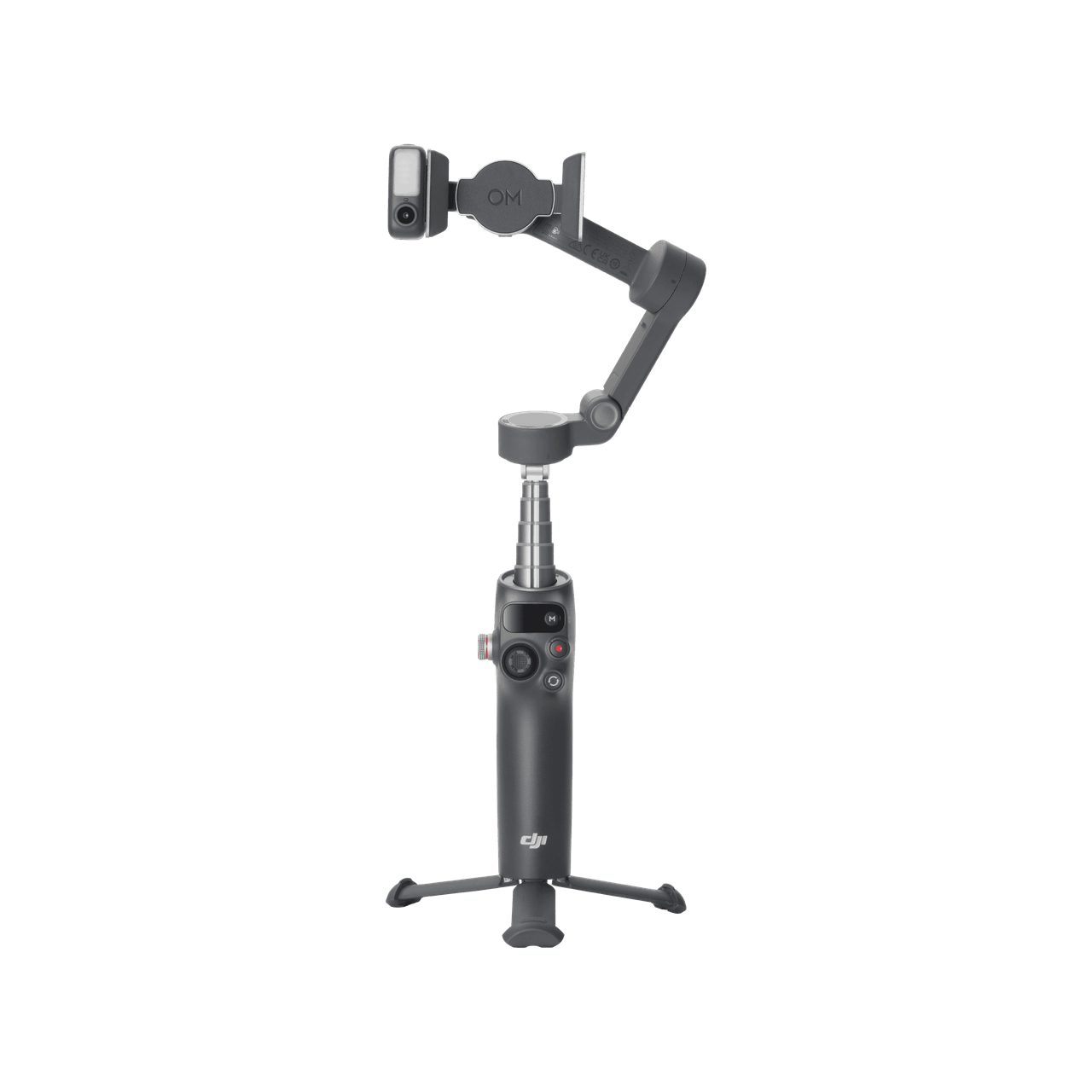 DJI Osmo Mobile 8 smartphone stabilizer on a white background