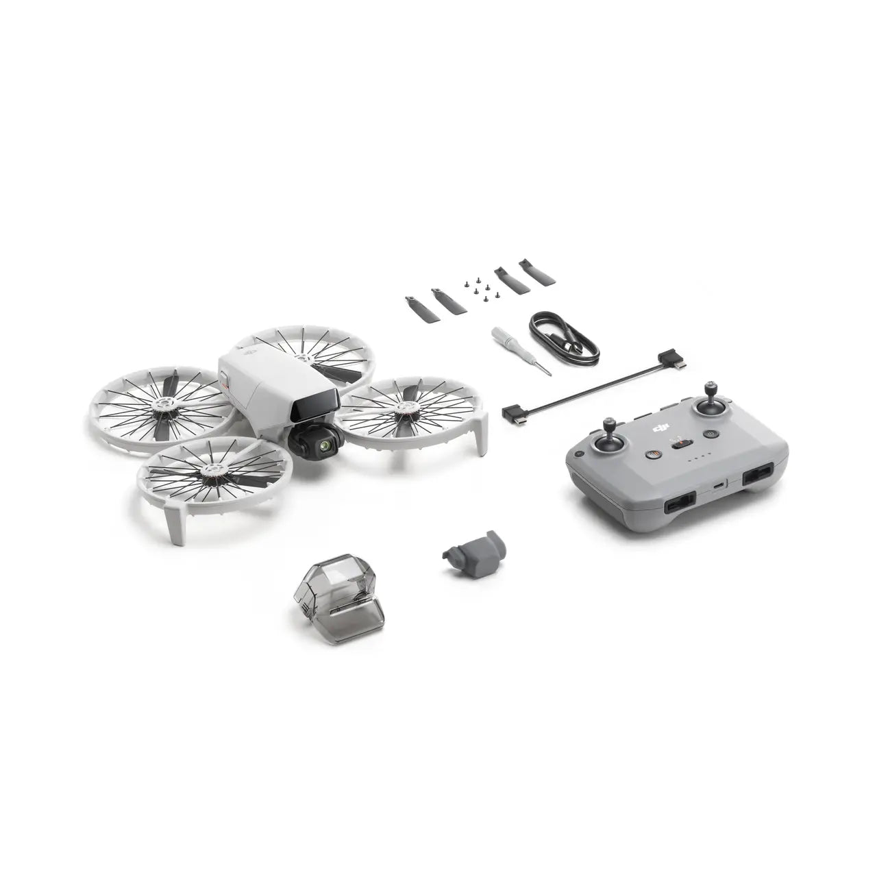 DJI flip drone with RC N3 accessories