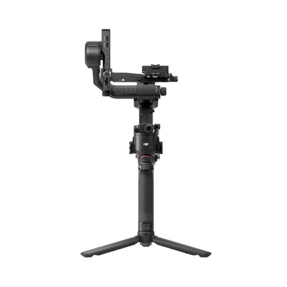Black camera stabilizer on a white background