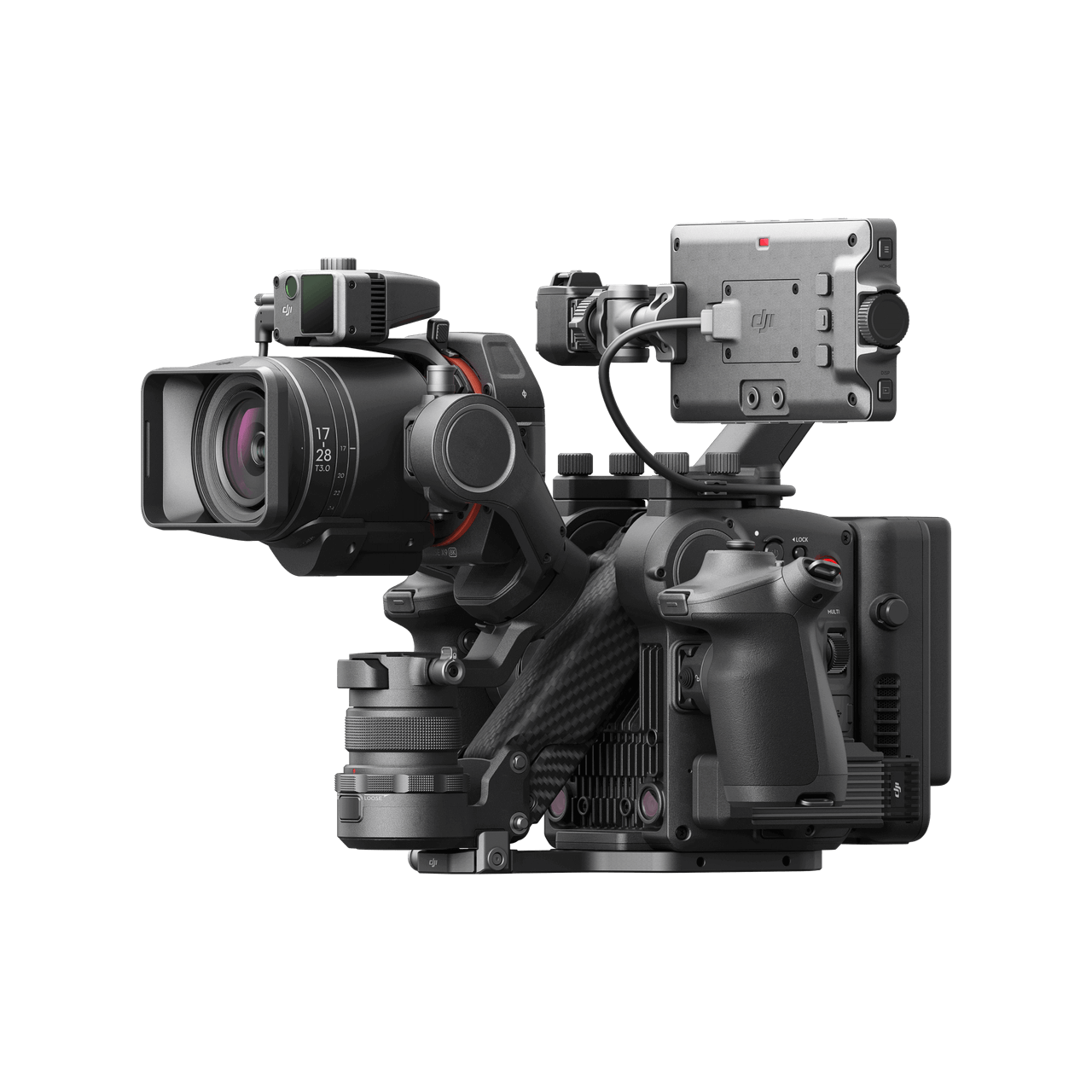 DJI Ronin 4D 8K Camera gimbal on a black background