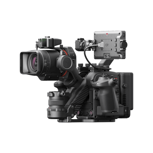 DJI Ronin 4D 8K Camera gimbal on a black background