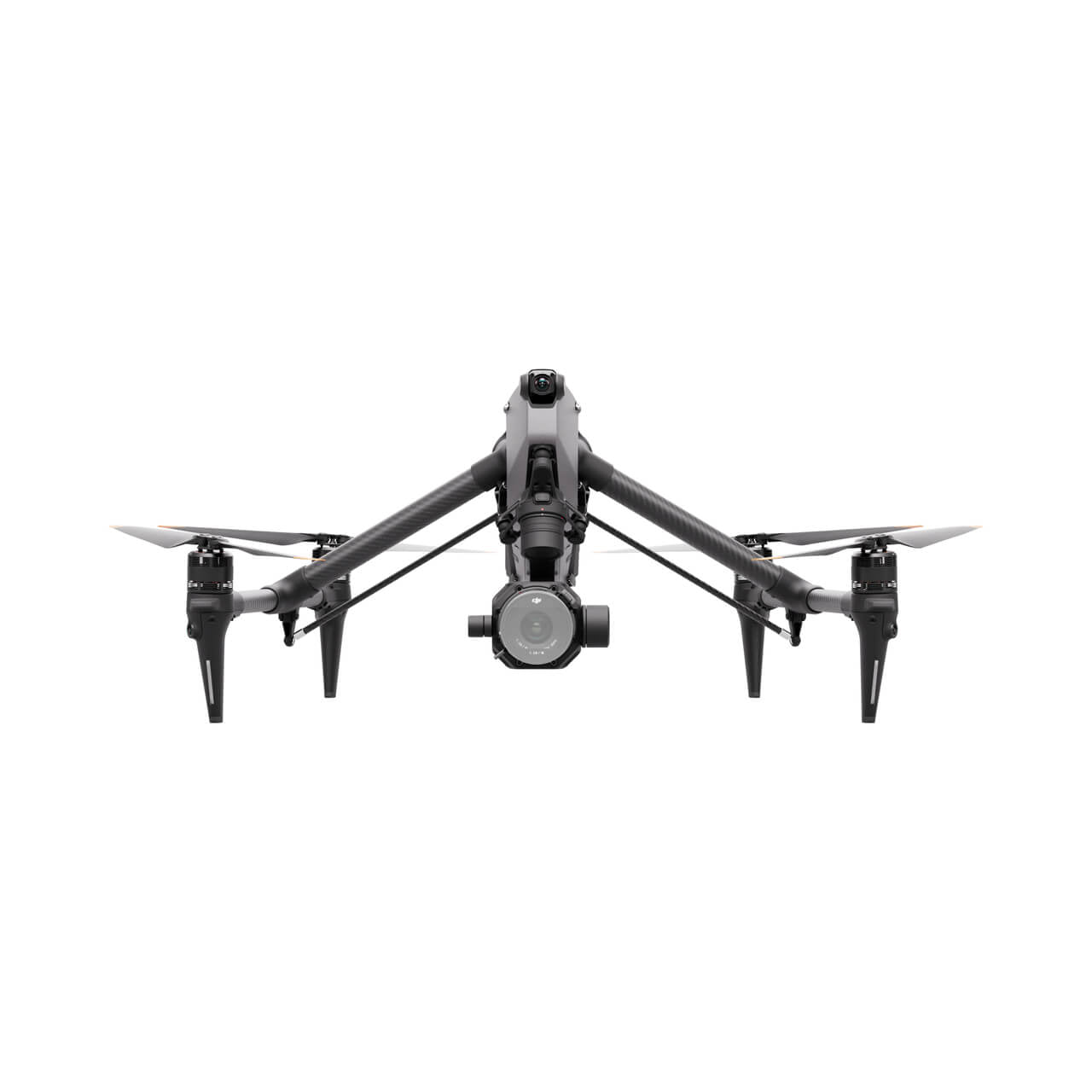 Inspire 3 Black drone with camera on a white background