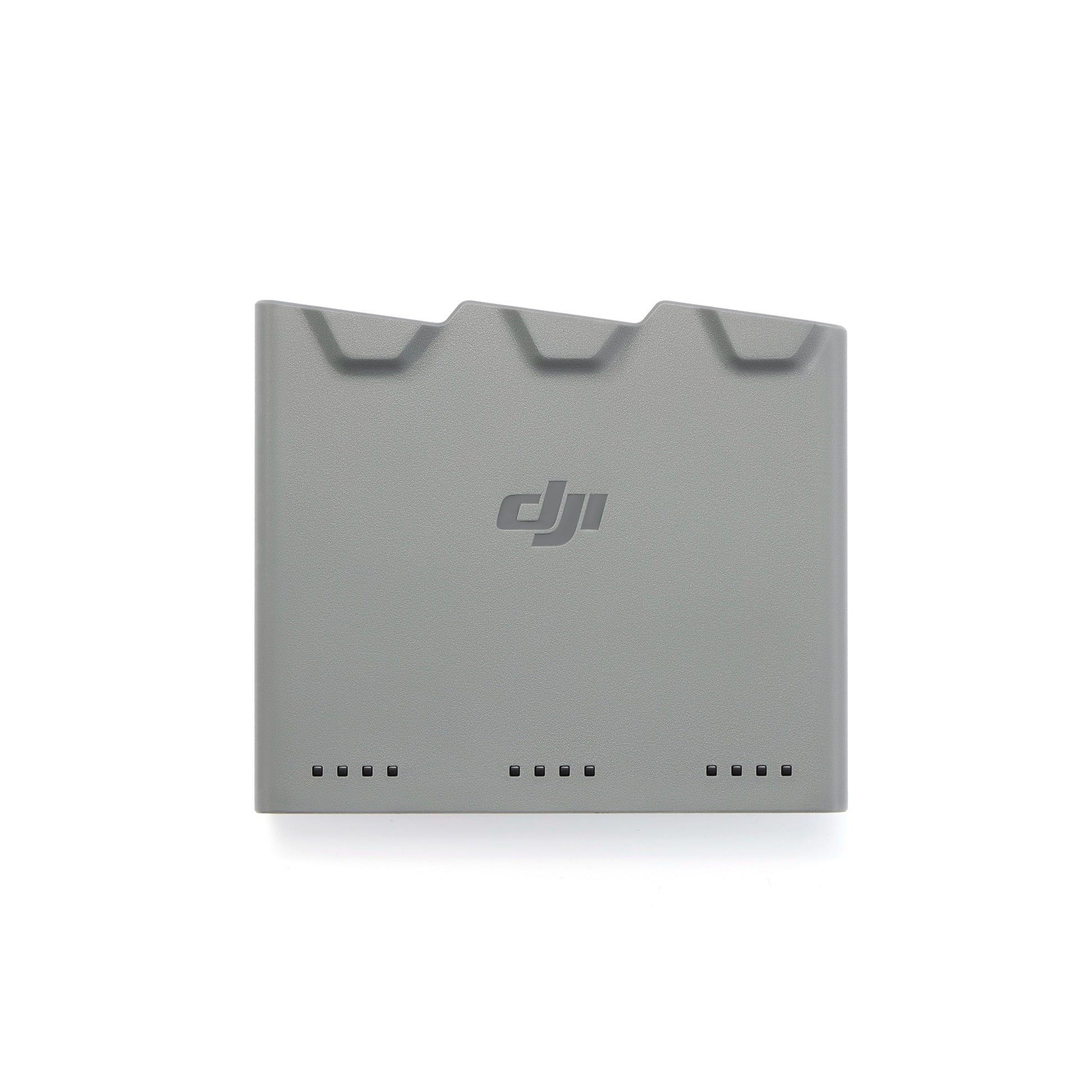Gray battery with DJI logo on a white background
