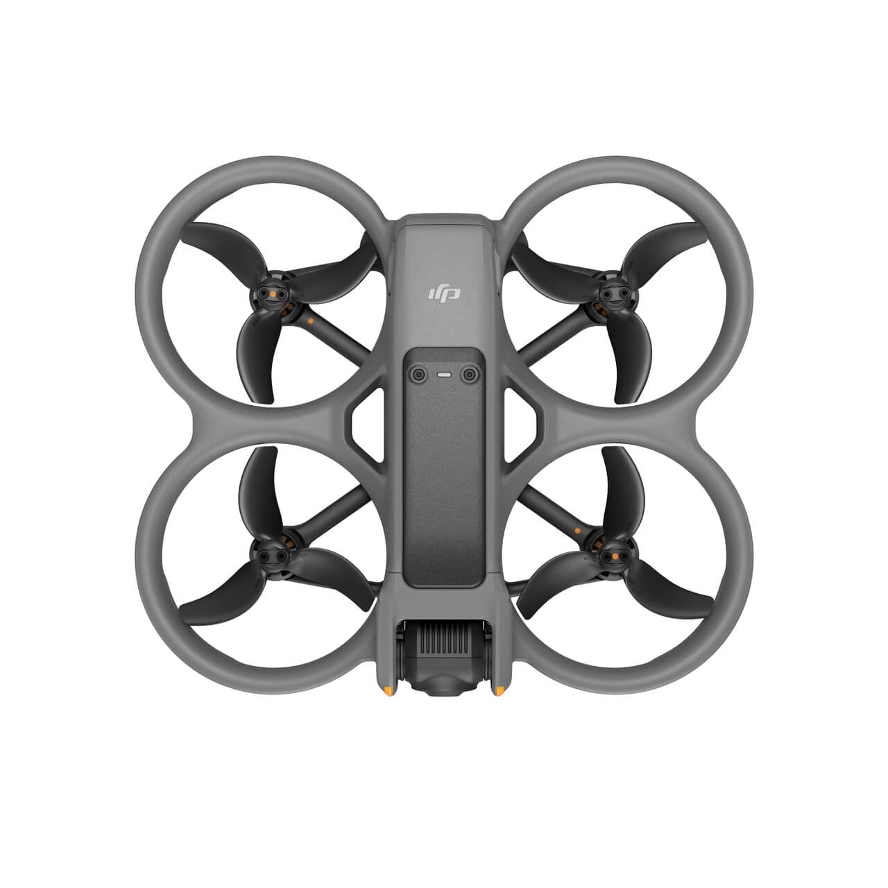 DJI Avata 2 Gray drone with DJI logo on a white background