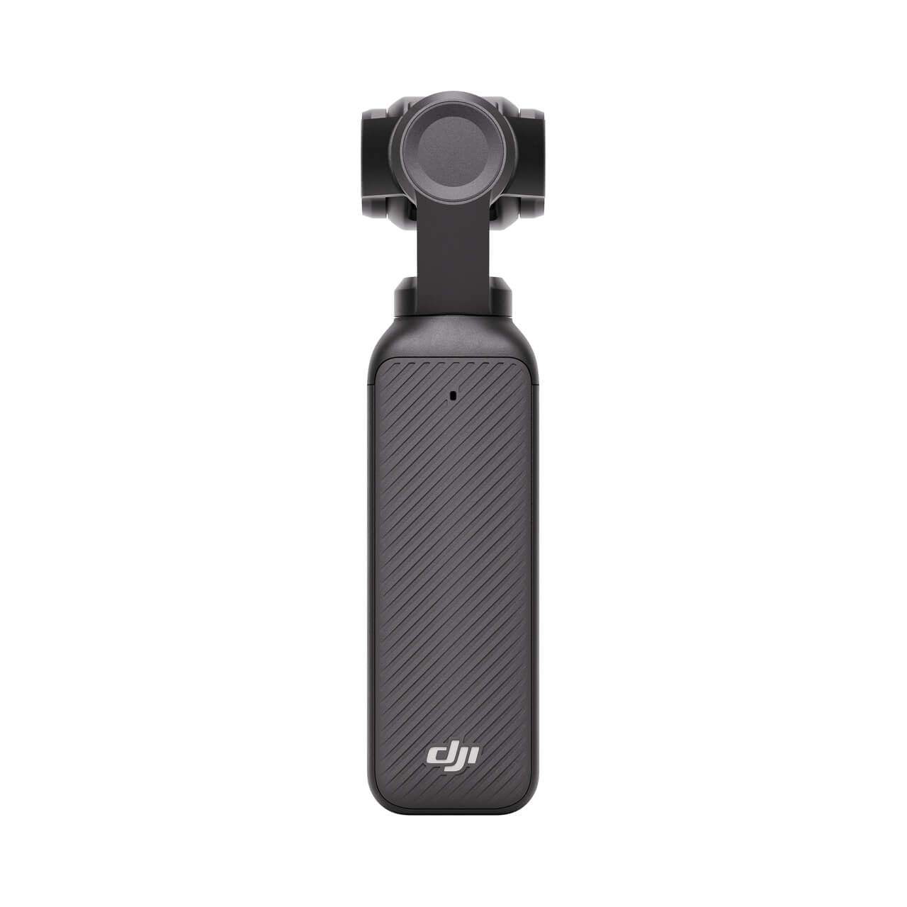 Black DJI Osmo Pocket 3 camera on a white background