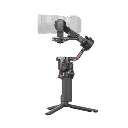 DJI RS 4 combo with camera in white background