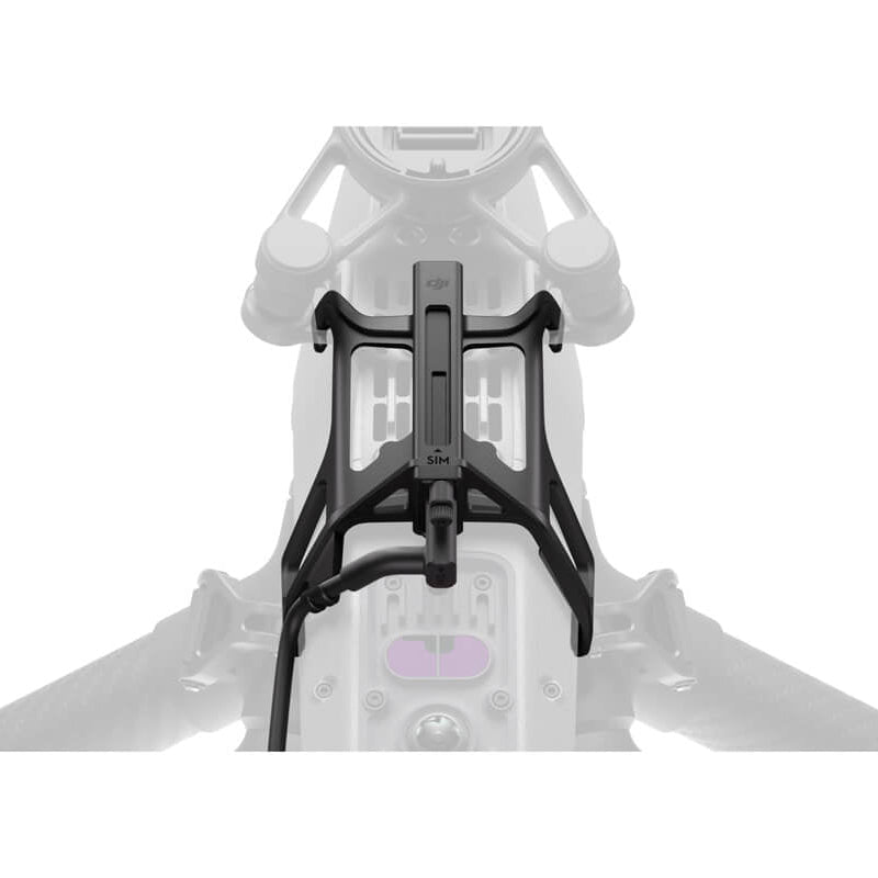 Motorcycle saddlebag and support structure on a white background